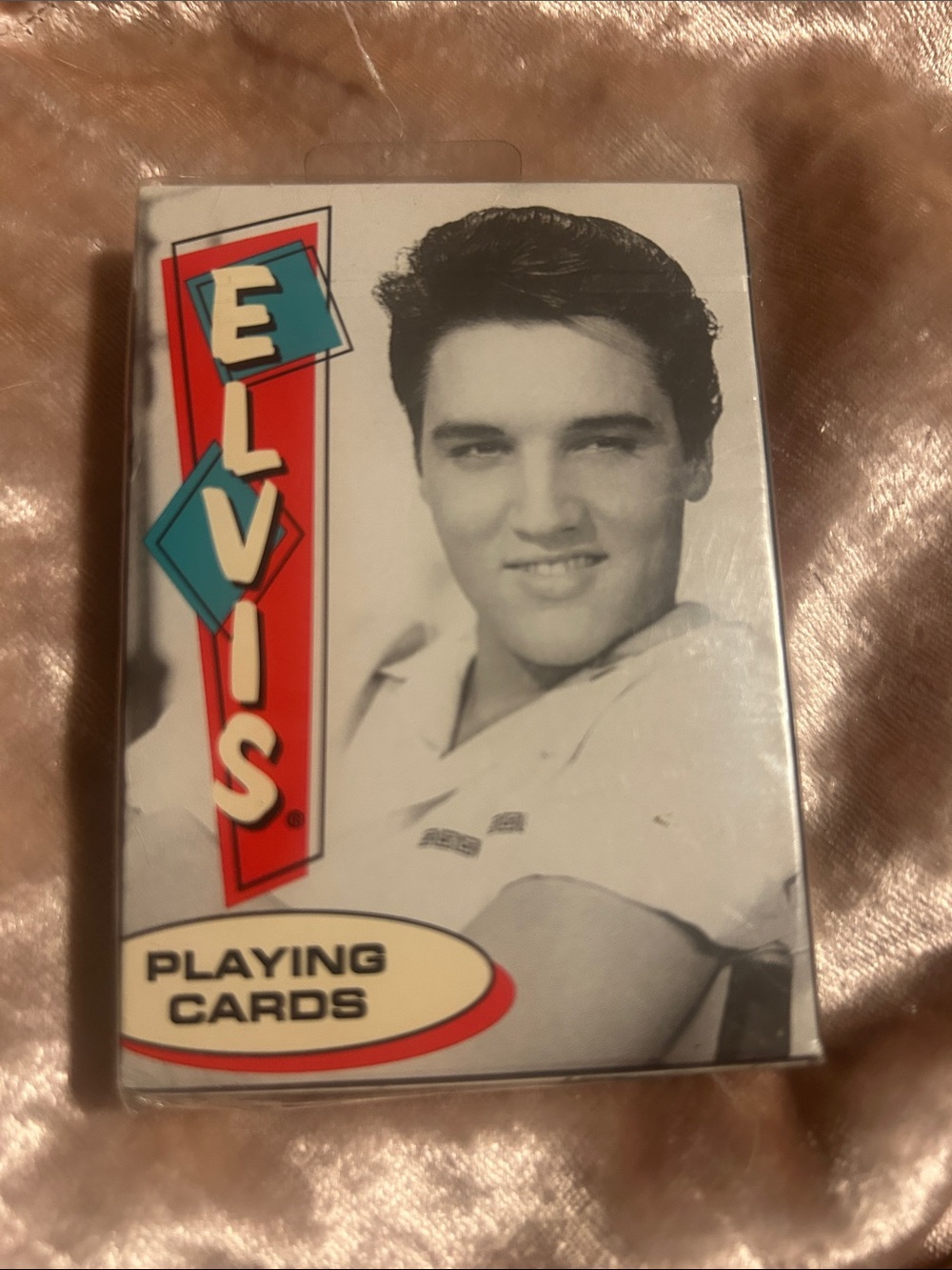 Classic Black & White Playing Cards Deck - Elvis Sealed NOS